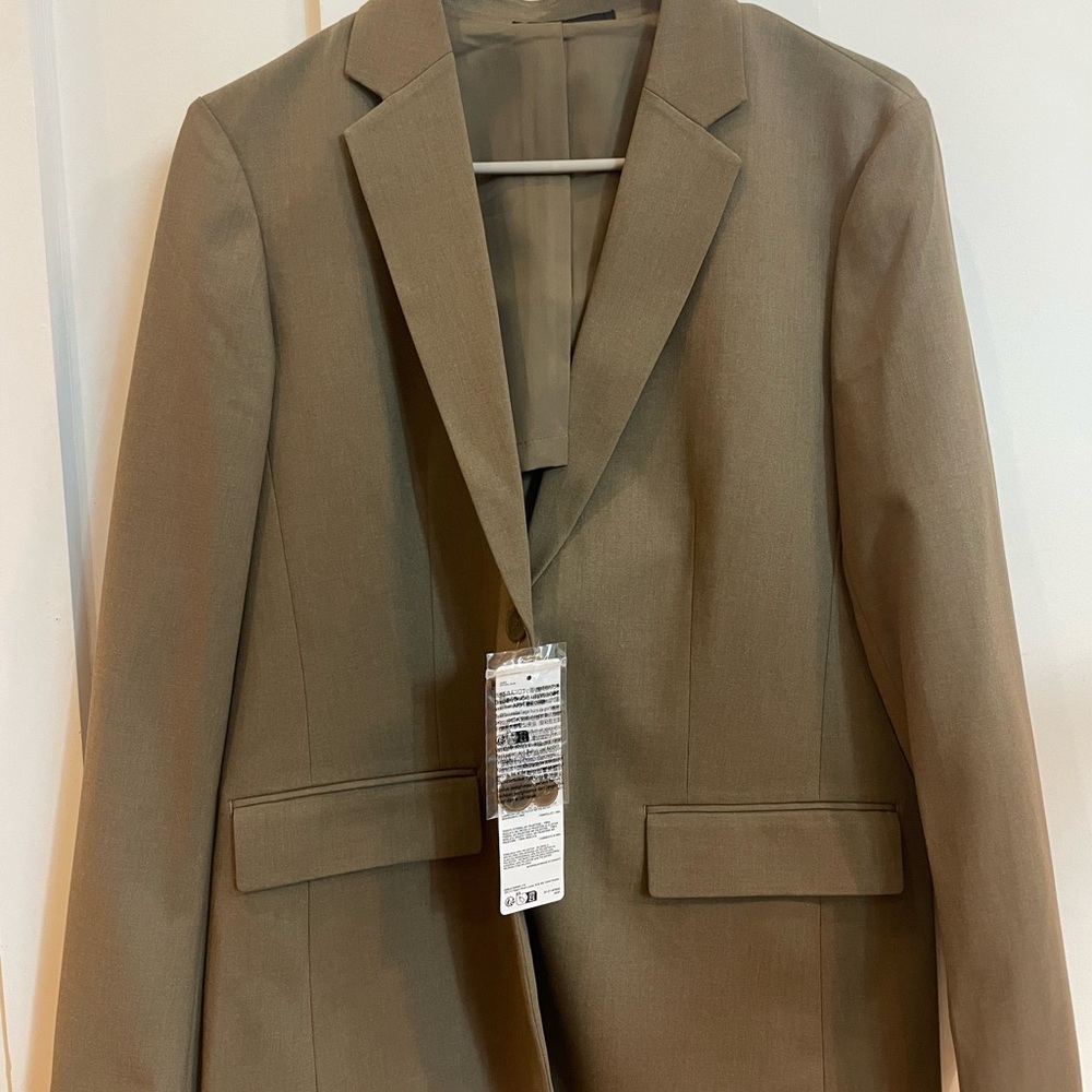 Womens Olive Blazer